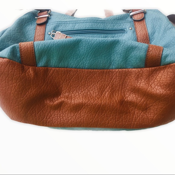 Rosetti green / brown handbag - Picture 7 of 16